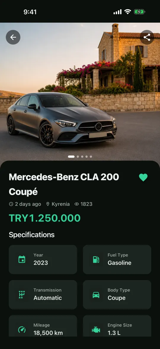 Скриншот мобильного приложения KKTCar